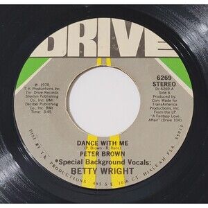 Peter Brown Dance With Me / For Your Love 45 RPM Drive VG Disco '78